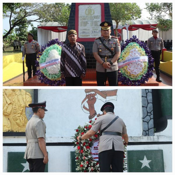 Tabur Bunga dan Doa Bersama, Polres Nganjuk Kenang Jasa Pahlawan Polri
