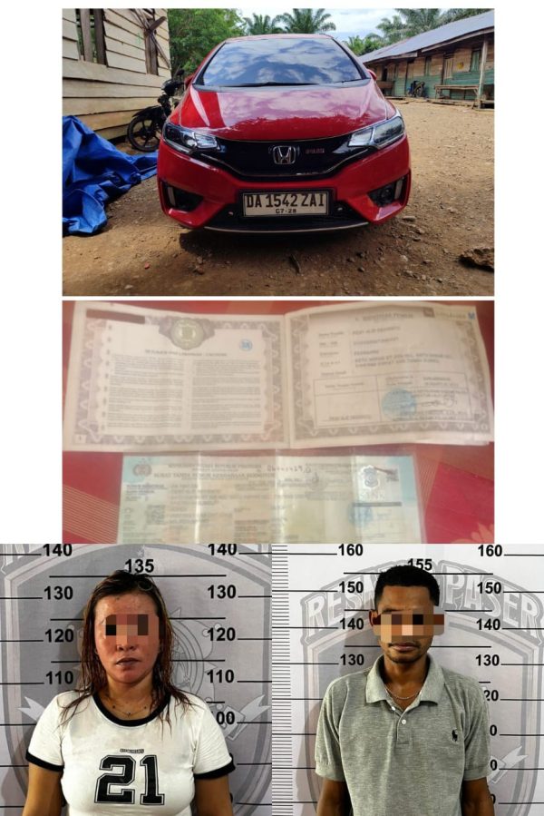 Polres Tanbu Bekuk Dua Terduga Pelaku Penggelapan Mobil di Paser