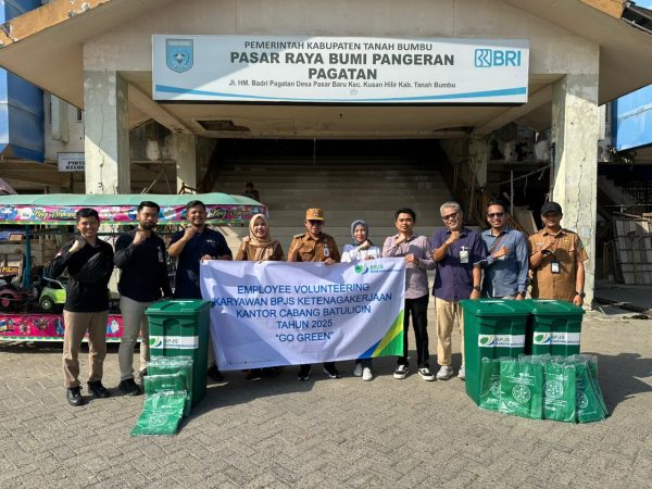 BPJS Ketenagakerjaan Batulicin Gelar Kegiatan Employee Volunteering “Go Green”