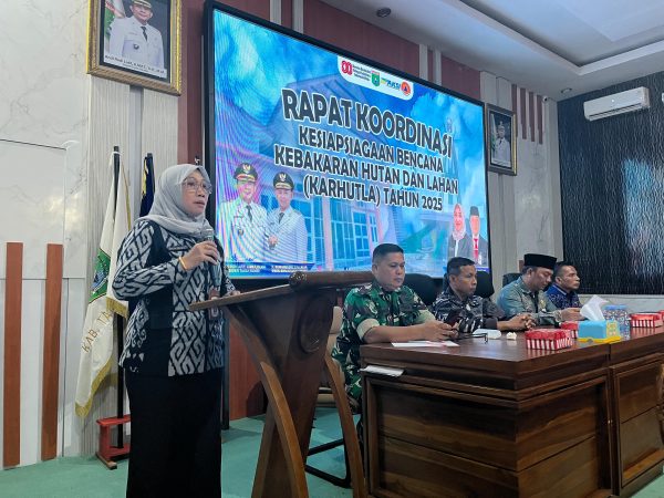 Siaga Karhutla, BPBD Tanbu Gelar Rapat Koordinasi Lintas Sektor