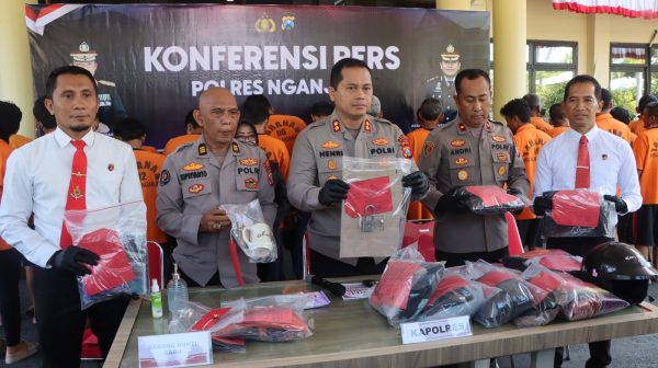 Polres Nganjuk Gaspol! 35 Kasus Kriminal & Narkoba Terungkap dalam Sebulan