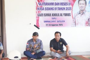 Reses di Batu Ampar, Said Ismail Serap Aspirasi Warga