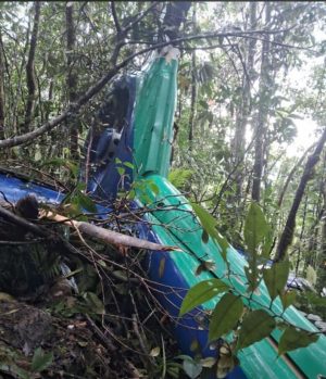 Helikopter Eastindo Air Yang Hilang Kontak Ditemukan di Hutan Mantewe