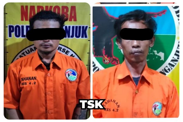 Dalam Sehari, Polres Nganjuk Tangkap Dua Pengedar Sabu di Kertosono dan Tanjunganom