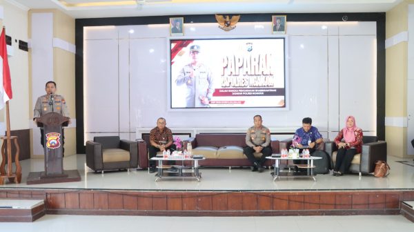 Polres Nganjuk Gelar Pembekalan Bhabinkamtibmas untuk Dukung Program “Desa Tangguh Pangan”