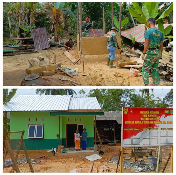 Wujud Sinergi TNI dan Masyarakat, Desa Rejosari Apresiasi TMMD ke-126 Kodim 1022/Tanah Bumbu