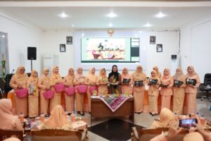 DWP Tanah Bumbu Gelar Pelatihan Membuat Garnis dari Sayuran