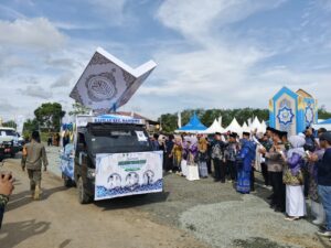 Pawai Taaruf Meriahkan Pembukaan MTQN Ke-XXI Tingkat Kab. Tanbu