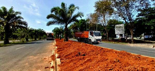 Taman Trotoar Baru Bakal Percantik Wajah Perkantoran Tanah Bumbu