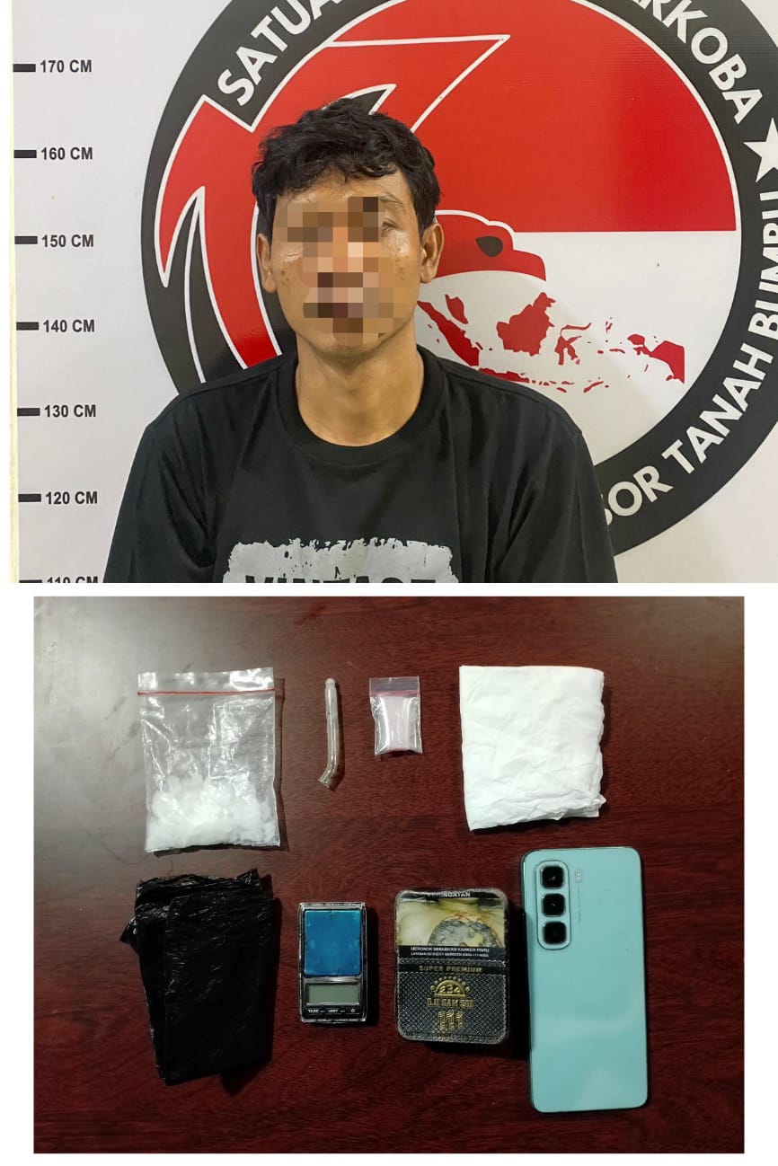 Pengedar Narkotika Dibekuk di Mantewe, Polisi Sita 14 Gram Paket Sabu
