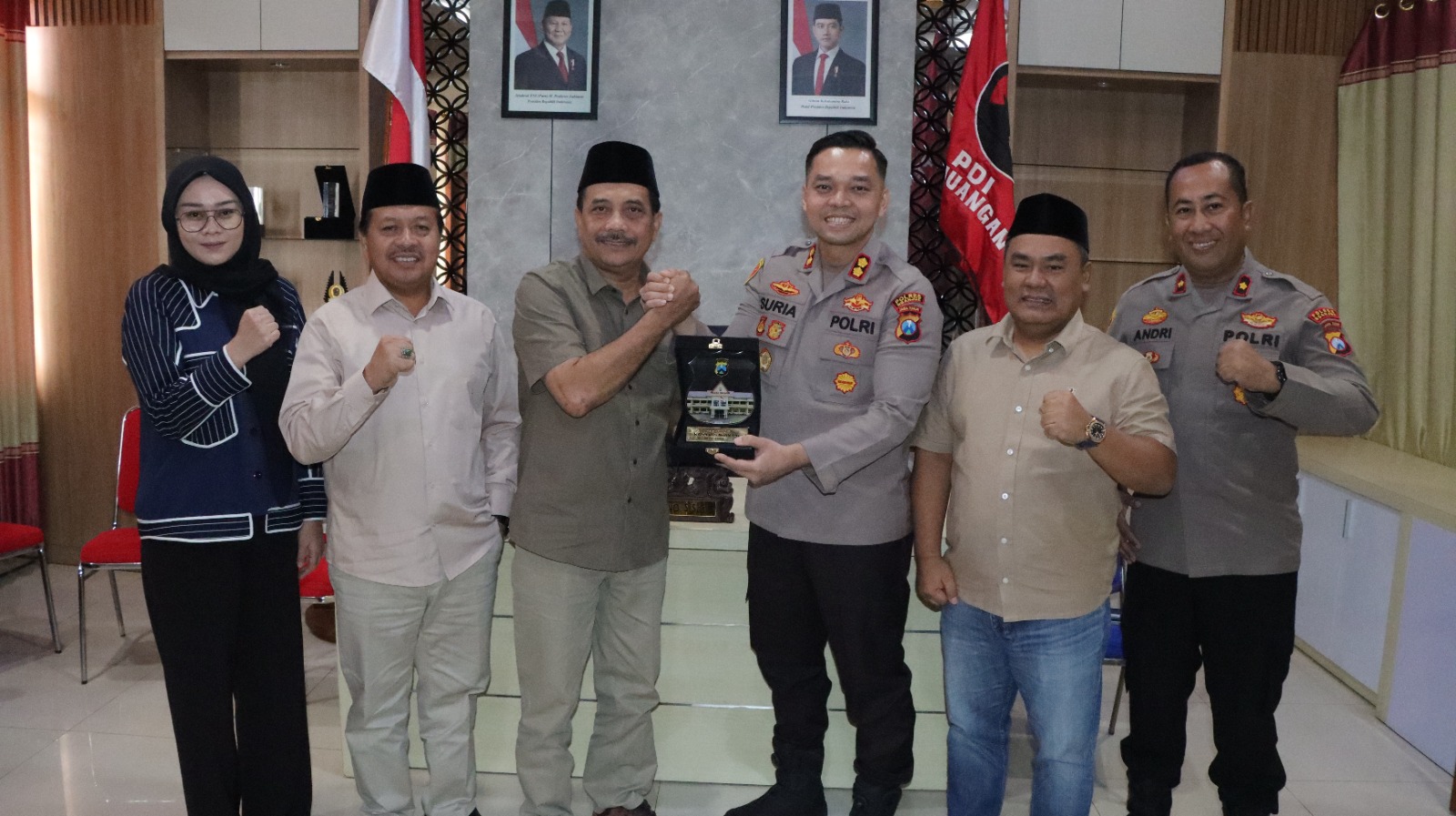 Kapolres Baru Nganjuk Perkuat Sinergi Lintas Lembaga, Kunjungi Ketua DPRD dan Karutan Kelas IIB