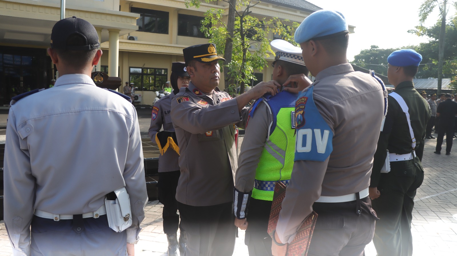Polres Nganjuk Gelar Apel Operasi Keselamatan Semeru 2026, Cipta Kondisi Jelang Operasi Ketupat Semeru 2026