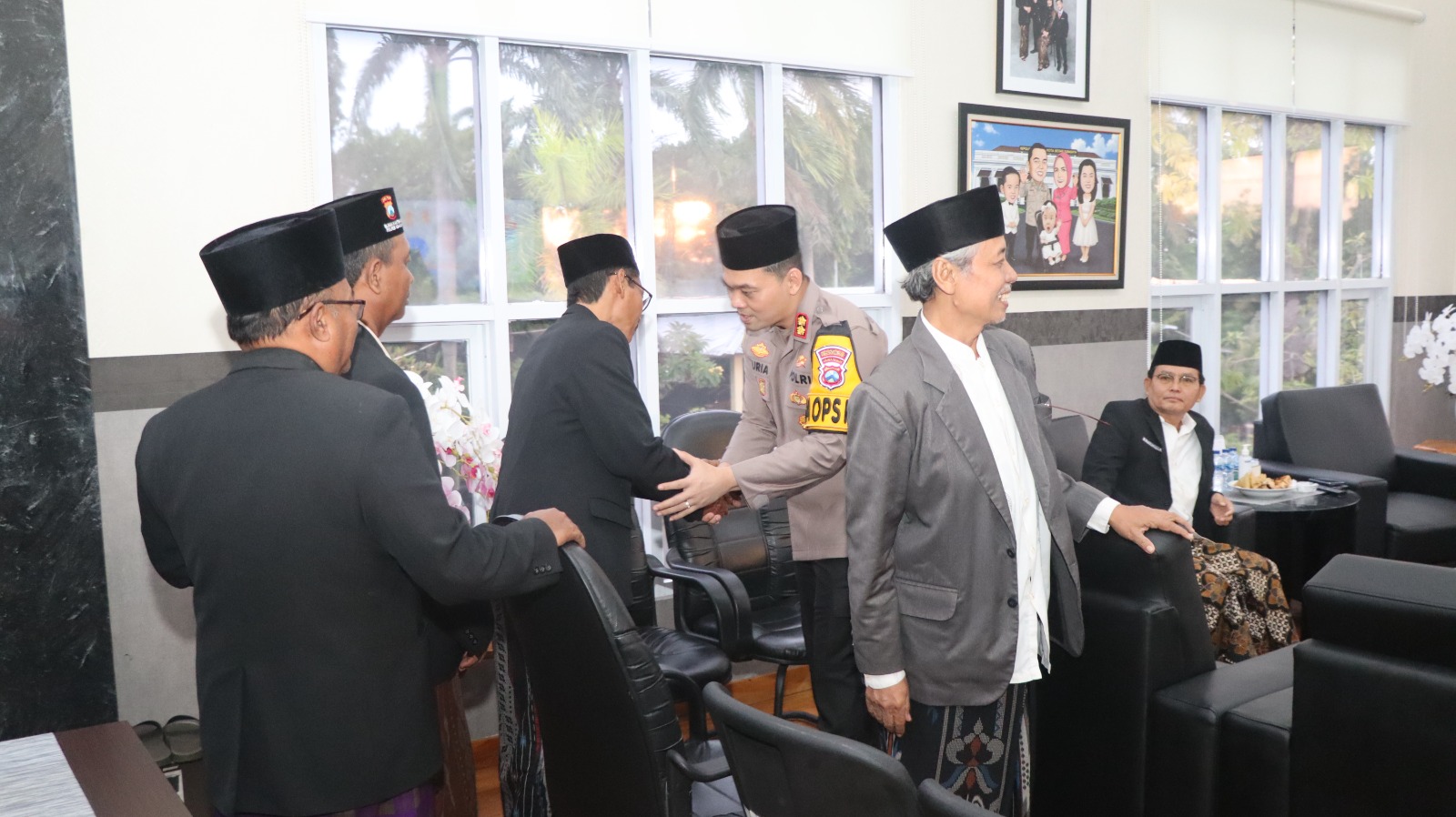 Kapolres Nganjuk Bertemu Ulama Kamtibmas, Sepakat Jaga Stabilitas Kamtibmas Jelang Lebaran