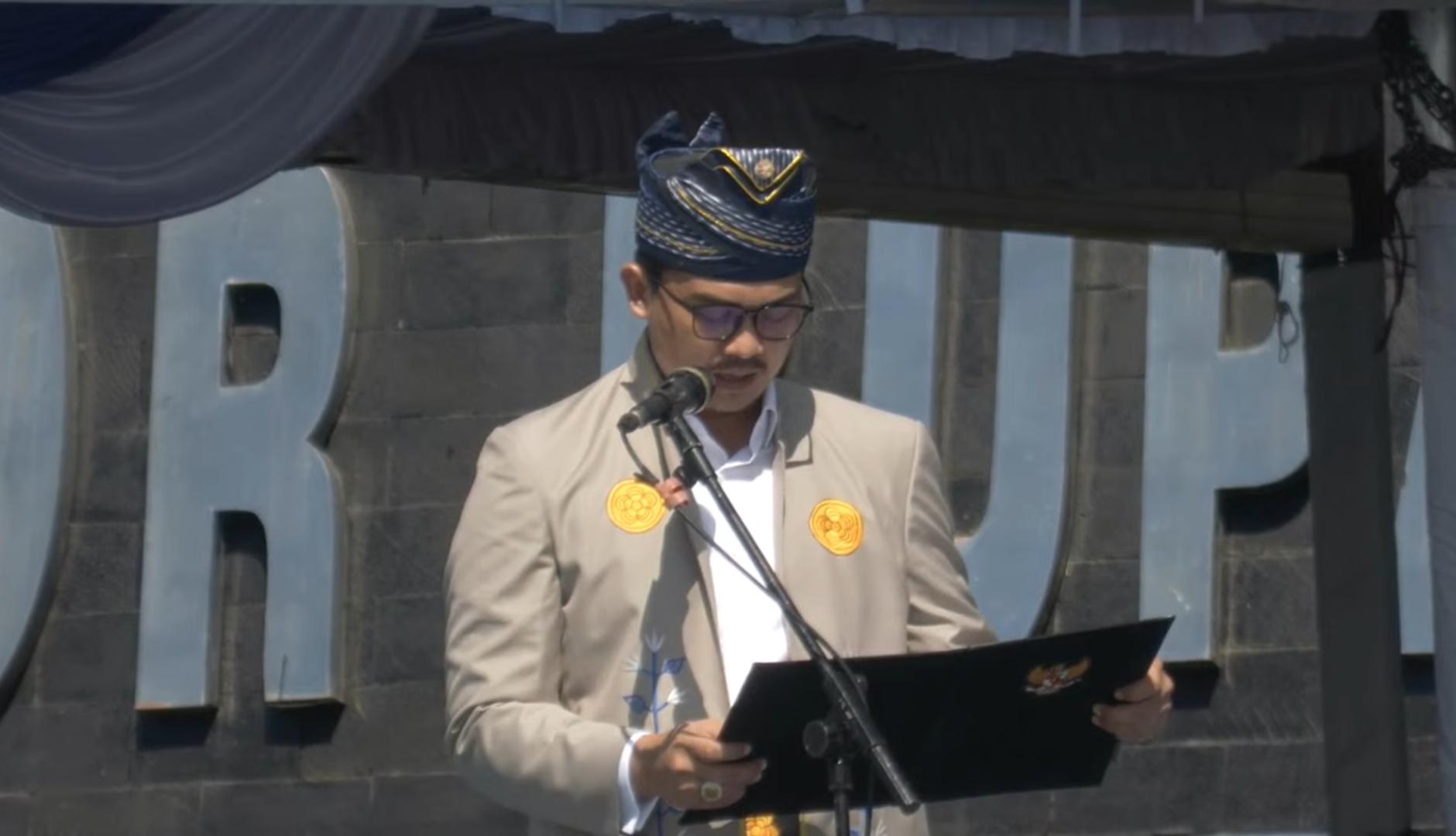 Ketua DPRD Tanbu Paparkan Sejarah Pemekaran pada Peringatan Hari Jadi ke-23