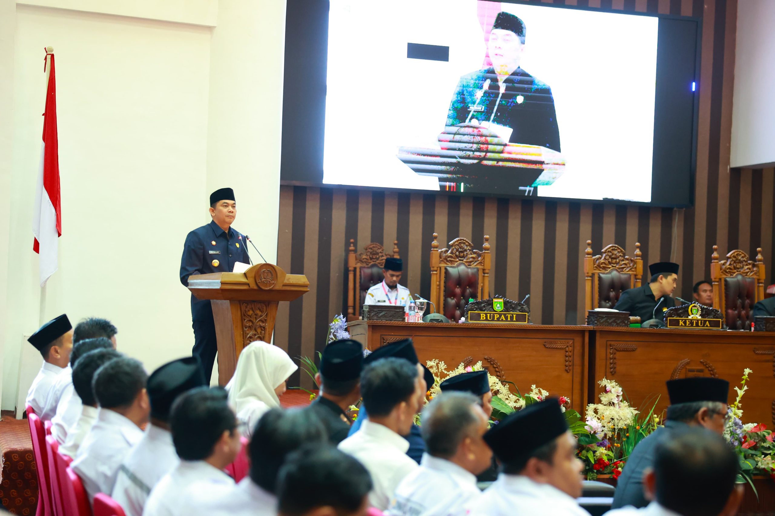 Gelar Paripurna, DPRD Tanbu Sampaikan LKPJ Bupati TA 2025