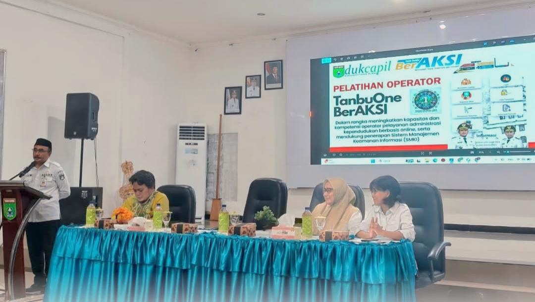 Tanbu Percepat Transformasi Digital Pelayanan Adminduk melalui Pelatihan Operator