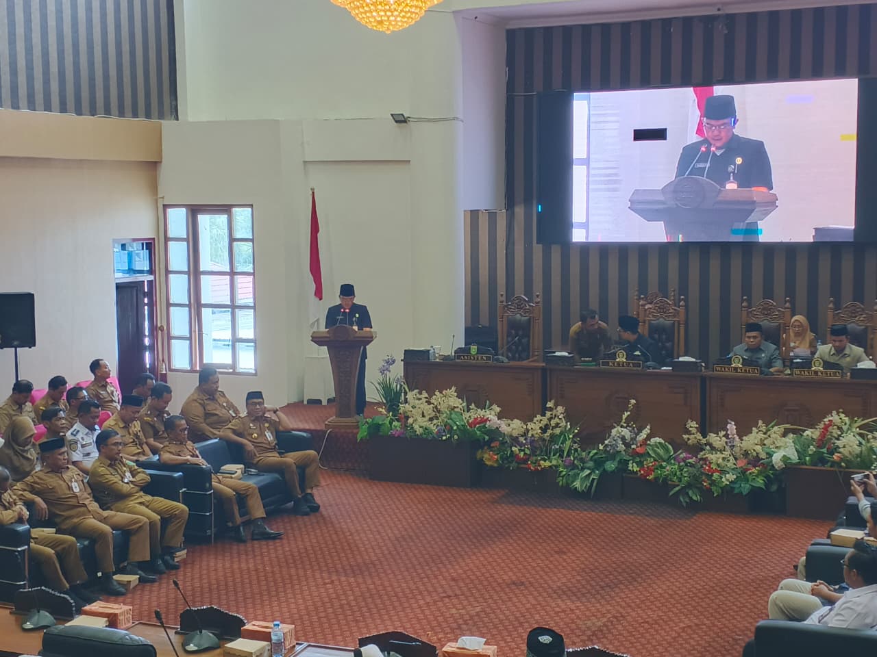 Paripurna DPRD Tanbu, Bupati Sampaikan Raperda Perizinan Berusaha Berbasis Risiko