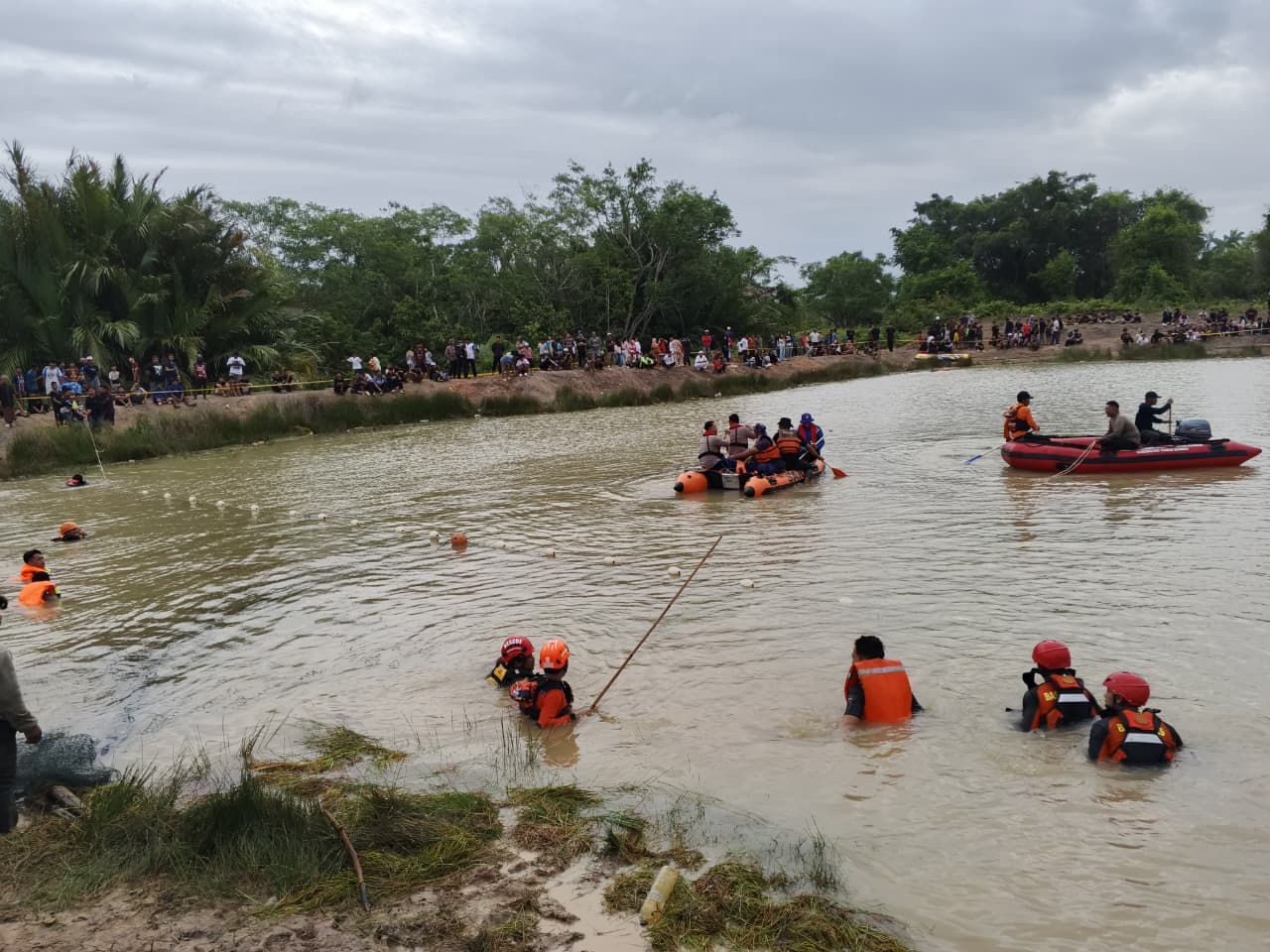 Tim SAR Gabungan Berhasil Temukan Bocah Tenggelam di Kolam Bekas Galian Tanah Bumbu