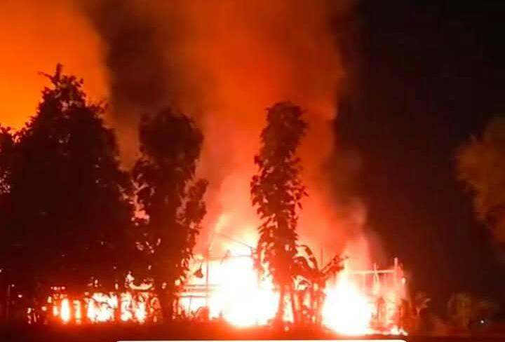 Mesin Blower Bermasalah, Kandang Ayam PT.Wonokoyo Ludes Terbakar