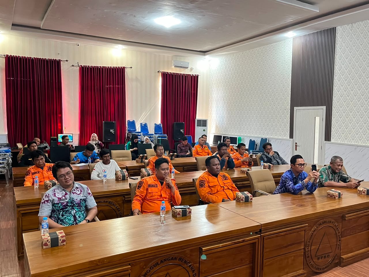 Hadapi Musim Kemarau, BPBD Tanah Bumbu Gelar Rapat Pusdalops-PB