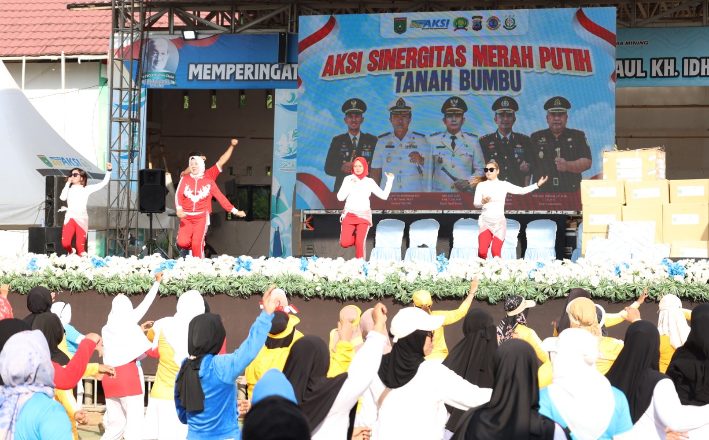 Aksi Sinergitas Merah Putih 2026 di Satui Disambut Antusias Warga