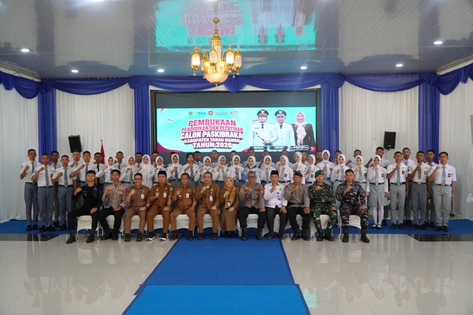 45 Calon Paskibraka Tanah Bumbu Jalani Diklat Intensif Jelang HUT ke-81 RI